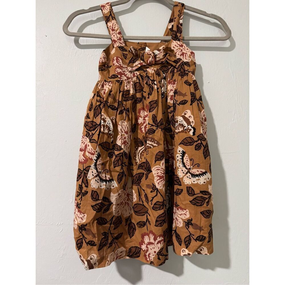 Janie and Jack butterfly floral print sundress 6